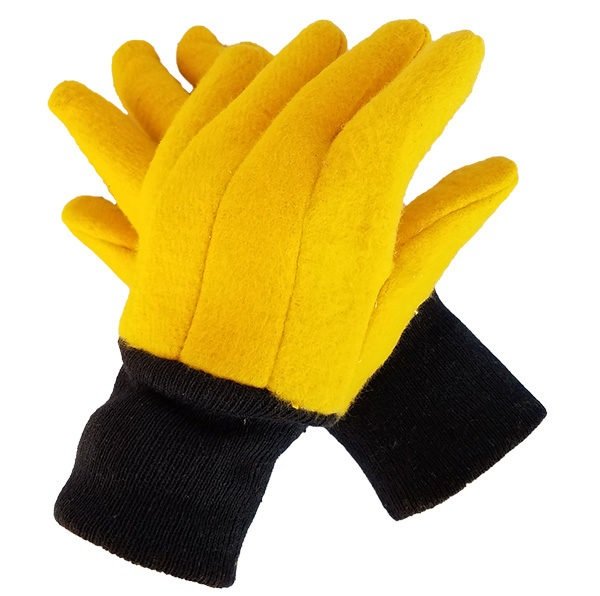 Quilted Yellow Chore Glove - Image 6