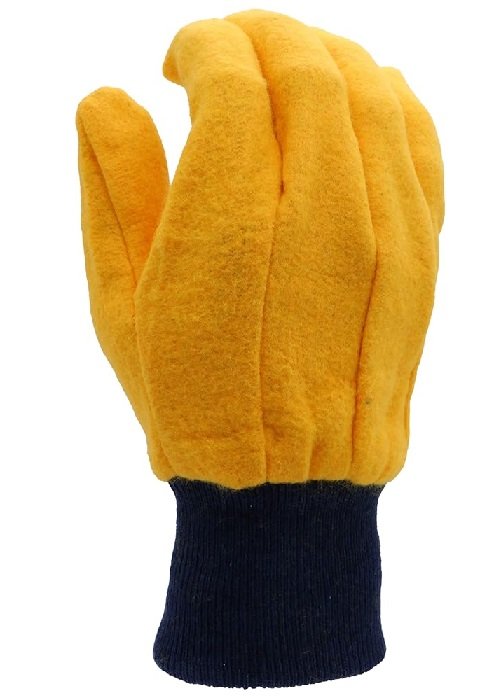 Quilted Yellow Chore Glove - Image 8