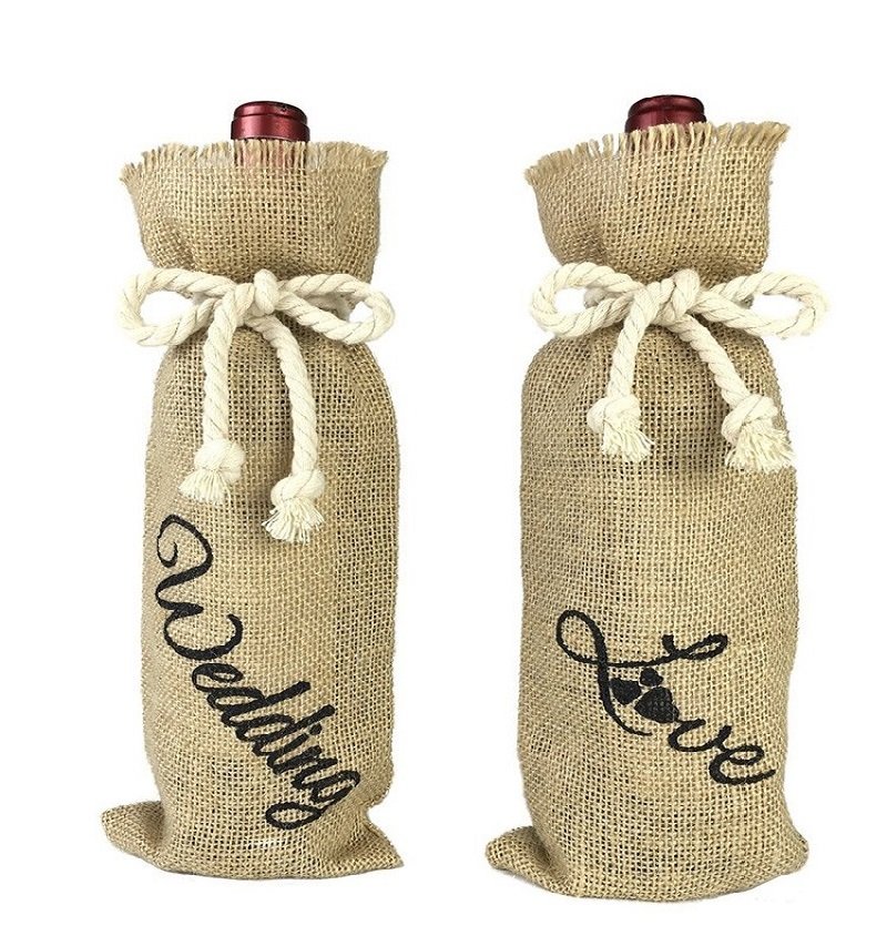 Jute Bottle Bags - Image 2