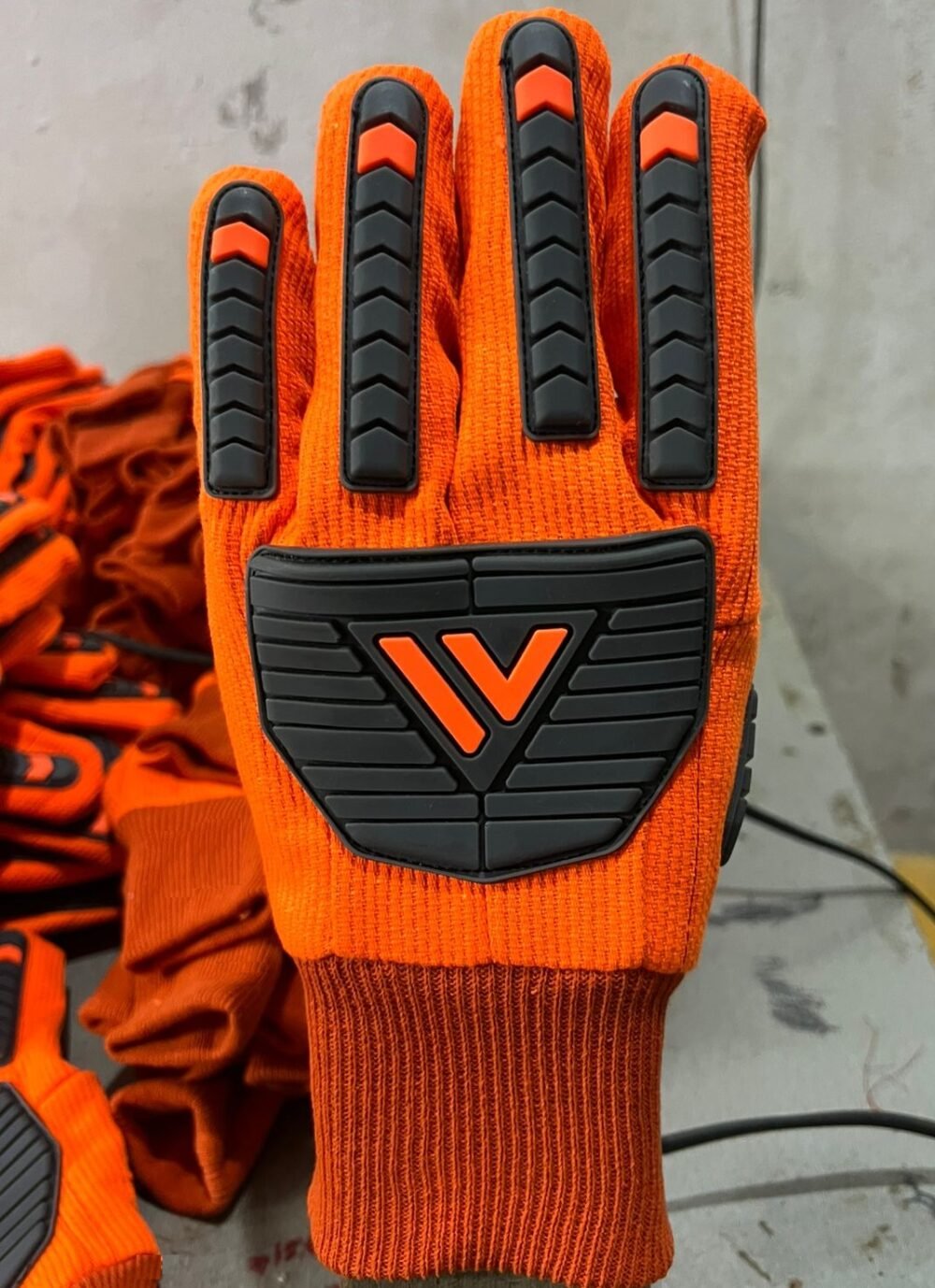 Orange Corded Impact Glove - Image 2